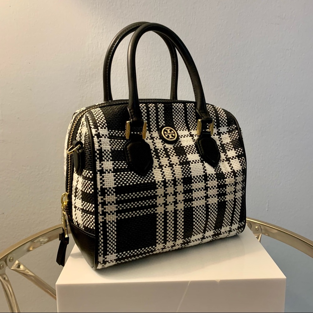 Tory Burch Plaid Crossbody Purse